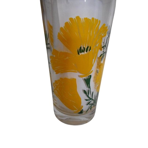 MCM Peanut Butter Drinking Juice Glass Tumbler California Poppy Estate 5" - Picture 1 of 5